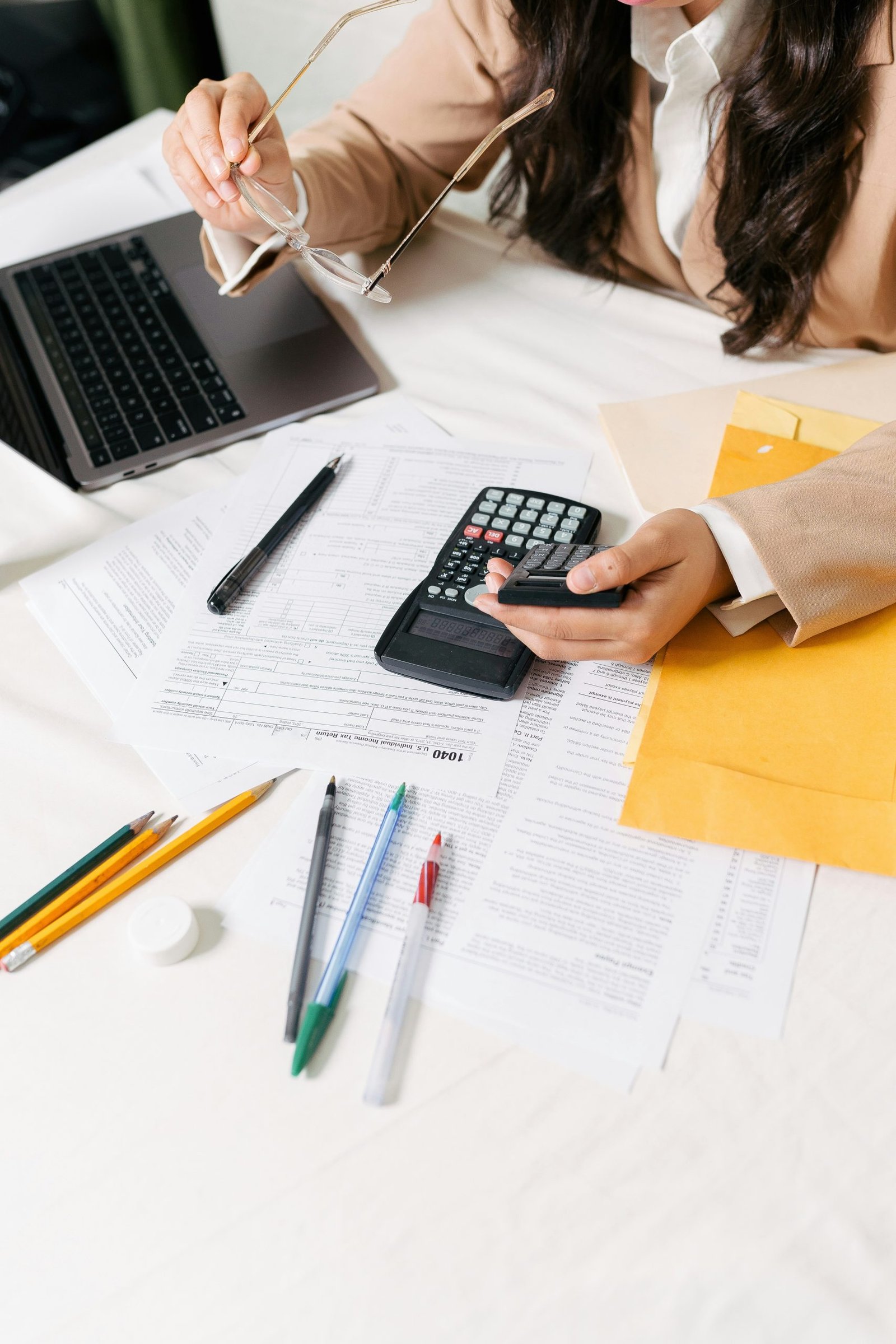Professional CPA at work
